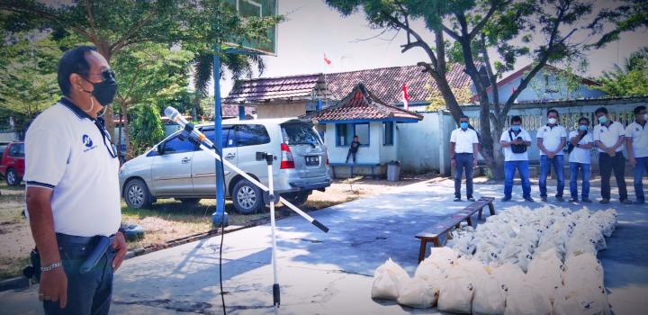 KSP Lamteng Kembali Salurkan Ratusan Paket Sembako ke Tanaga Pengajar dan Warga